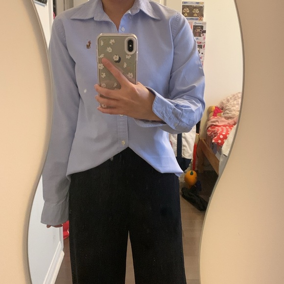 Ralph Lauren Blue dress shirt | Ralph Lauren button down shirt | Button up shirt - Picture 5 of 5